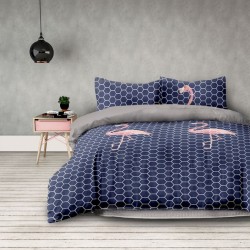 Frankhauer Microfiber Bedding DARK FLAMINGO