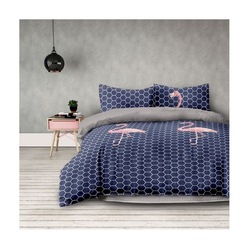 Frankhauer Microfiber Bedding DARK FLAMINGO