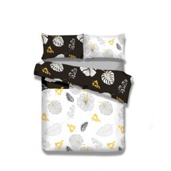 Frankhauer Flannel Bedding FLOWER RAIN