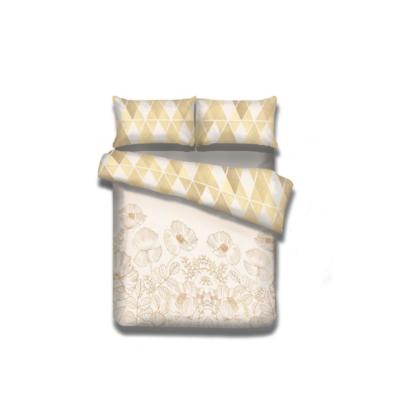 Frankhauer Flanellbettwäsche GOLDENE MOHNBLUMEN