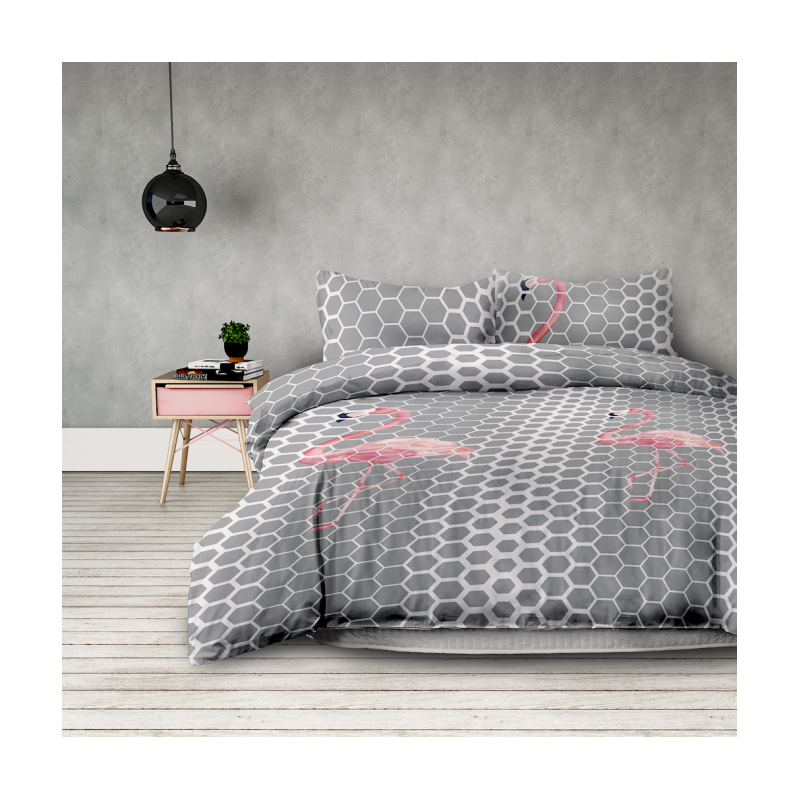 Frankhauer Microfiber Bedding LIGHT FLAMINGO