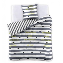 Frankhauer Ropa de cama KRESKI KROPKI 100% algodón egipcio