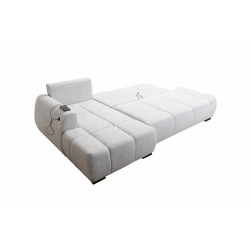 Esquinero Oscar con función de cama y puerto USB: Comodidad y estilo en tu sala de estar.