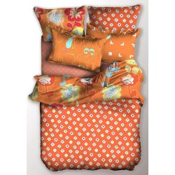 Frankhauer Mikrofaser-Bettwäsche ORANGE