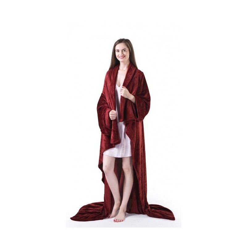 Frankhauer Kuscheldecke FAULER TAG mit Ärmeln - verschiedene Farben