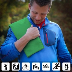 Frankhauer Schnelltrocknendes Handtuch aus Mikrofaser EDEKA - verschiedene Farben 60X120