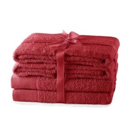 Frankhauer Set of 6 AMARILIS towels - various colors 270x140+450x100