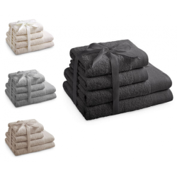 Frankhauer Set of 4 AMARILIS towels - various colors 270x140+250x100