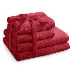 Frankhauer Set of 4 AMARILIS towels - various colors 270x140+250x100