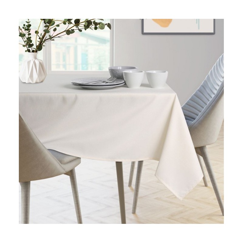 Frankhauer Stain-resistant Tablecloth WENUS Rectangular Cream