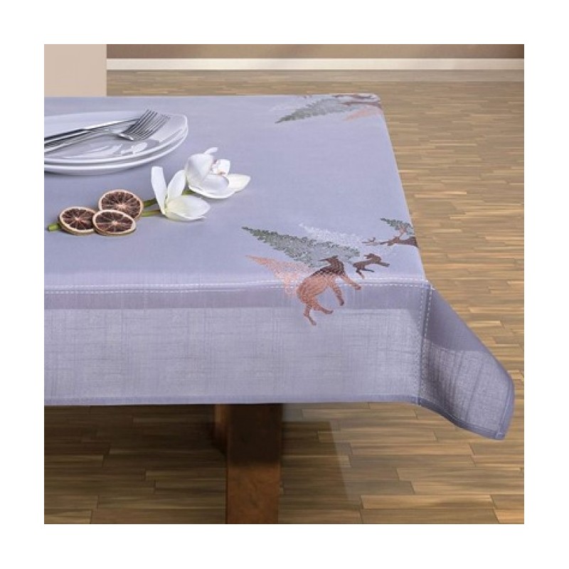 Frankhauer Tablecloth Family of Reindeer