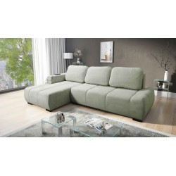 Oscar corner sofa with sleeping function and USB port – Comfort and style in your living room