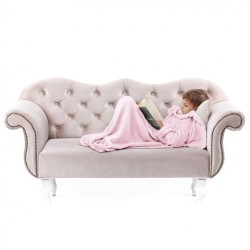 Frankhauer LENIWY DZIEŃ Couch for kids with sleeves - various colors