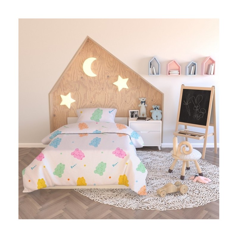 Frankhauer Children's Bedding Candy Bears 100% Cotton