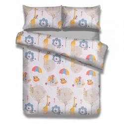 Frankhauer Children's bedding Safari Friends 100% cotton
