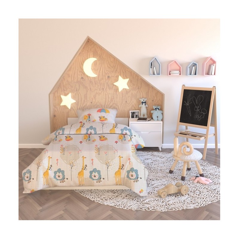 Frankhauer Children's bedding Safari Friends 100% cotton