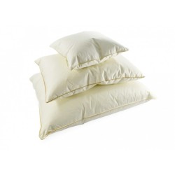 Frankhauer Almohada natural de plumas color crudo Daina