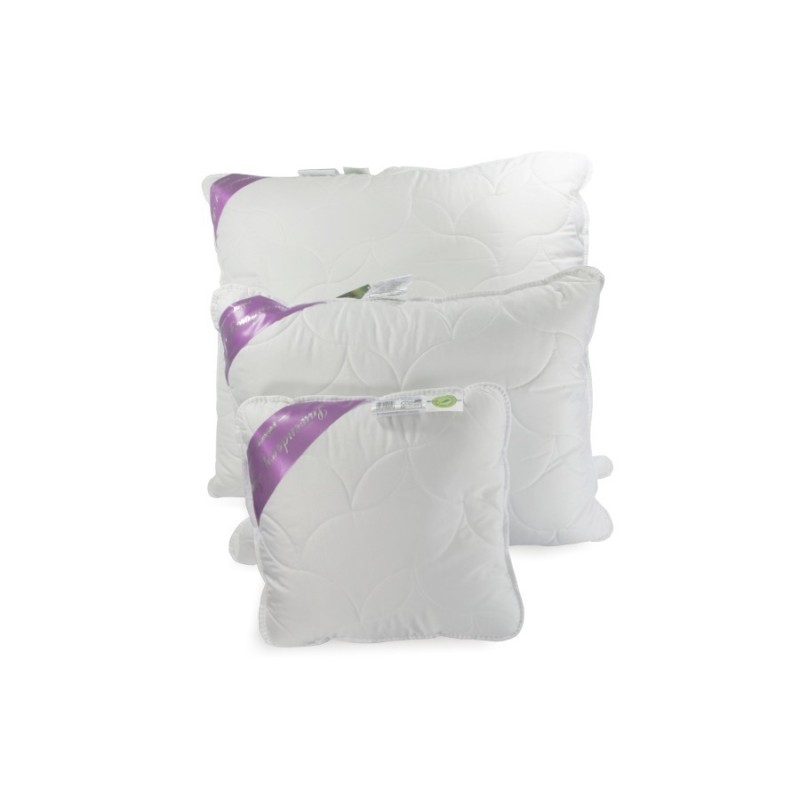 Frankhauer Almohada sintética de plumas blanca Flora