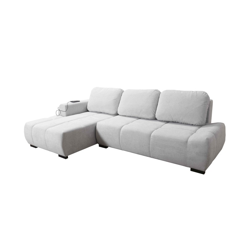 Ecksofa Oscar mit Schlaffunktion und USB-Anschluss – Komfort und Stil in Ihrem Wohnzimmer