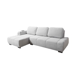 Oscar corner sofa with sleeping function and USB port – Comfort and style in your living room