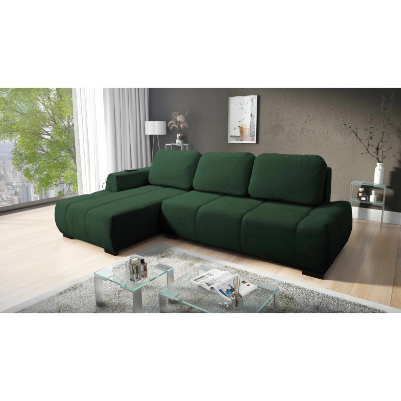 Ecksofa Oscar mit Schlaffunktion und USB-Anschluss – Komfort und Stil in Ihrem Wohnzimmer