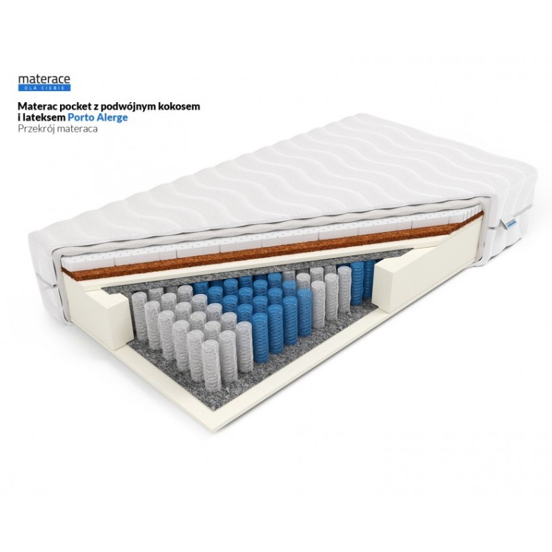 Frankhauer Pocket Mattress with Double Coconut and Latex Porto Alegre