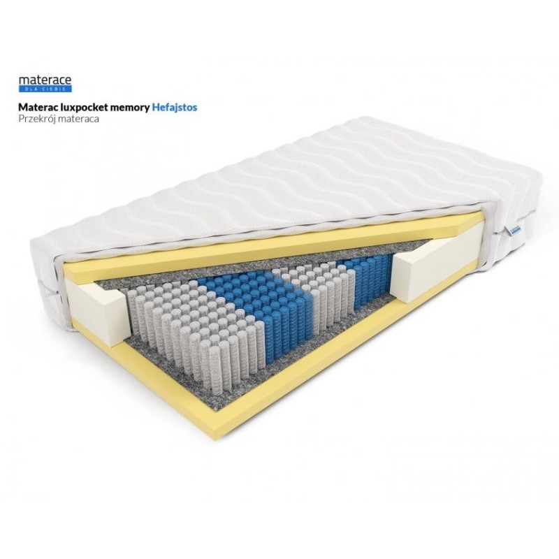Frankhauer Materac luxpocket memory Hefajstos