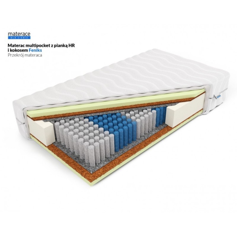 Frankhauer Multipocket mit HR-Schaumstoff und Kokos Feniks