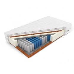 Frankhauer Taschenfederkernmatratze mit Kokos und Schafwolle Hebe