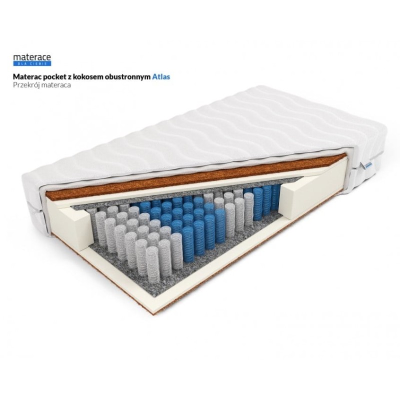 Frankhauer Pocket mit beidseitiger Kokos Atlas