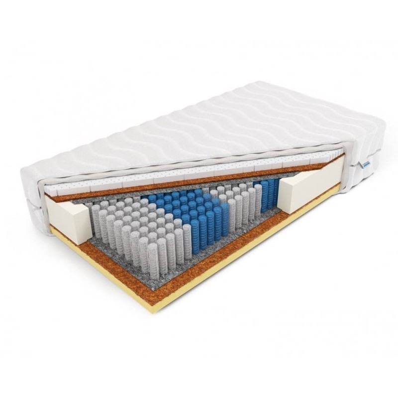 Frankhauer Multipocket mit Memory-Latex und beidseitigem Kokos Hyperion