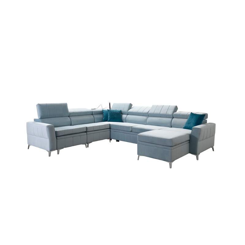 bMeta Title:/b Ecksofa Modena VII mit Schlaffunktion - Eleganz und Funktionalität | [NAZWA TWOJEGO SKLEPU]