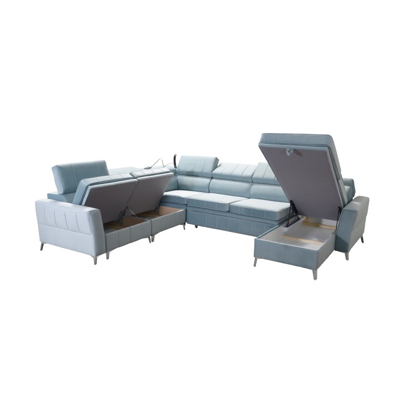 bMeta Title:/b Ecksofa Modena VII mit Schlaffunktion - Eleganz und Funktionalität | [NAZWA TWOJEGO SKLEPU]