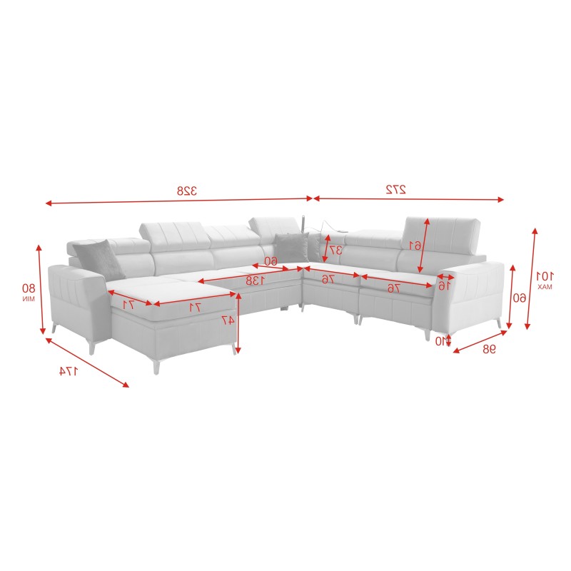 bMeta Title:/b Ecksofa Modena VII mit Schlaffunktion - Eleganz und Funktionalität | [NAZWA TWOJEGO SKLEPU]