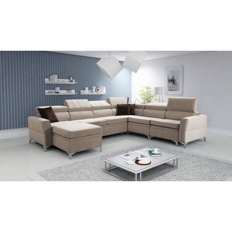 bMeta Title:/b Modena VII Corner Sofa with Sleeping Function - Elegance and Functionality | [YOUR STORE NAME]