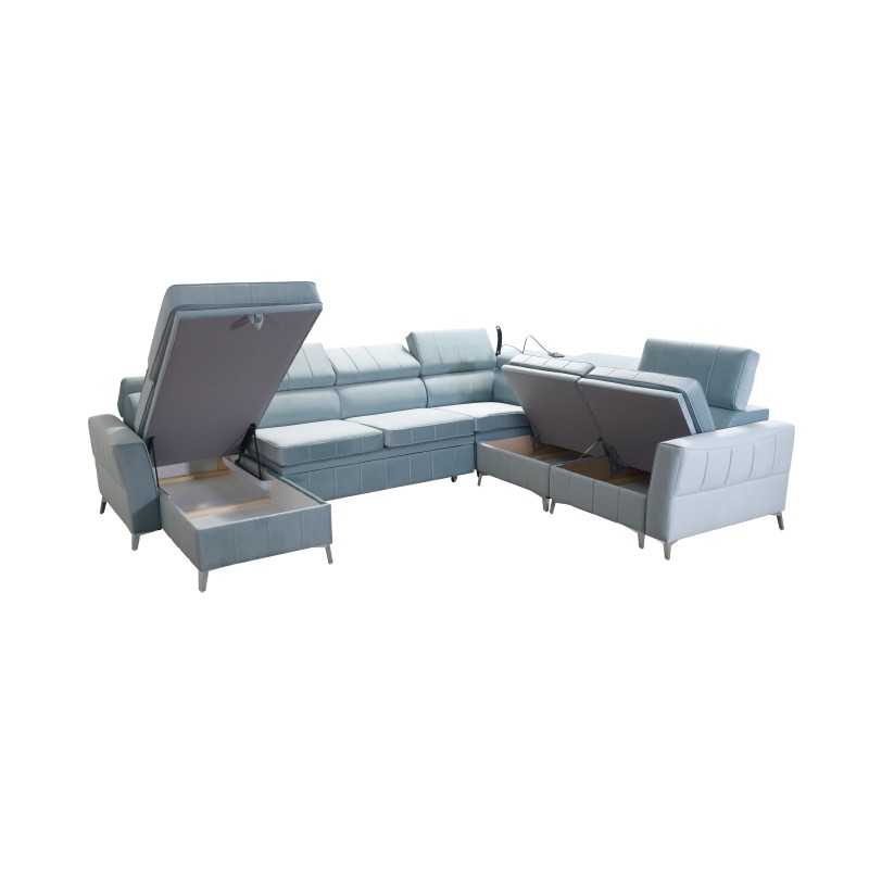 bMeta Title:/b Ecksofa Modena VII mit Schlaffunktion - Eleganz und Funktionalität | [NAZWA TWOJEGO SKLEPU]