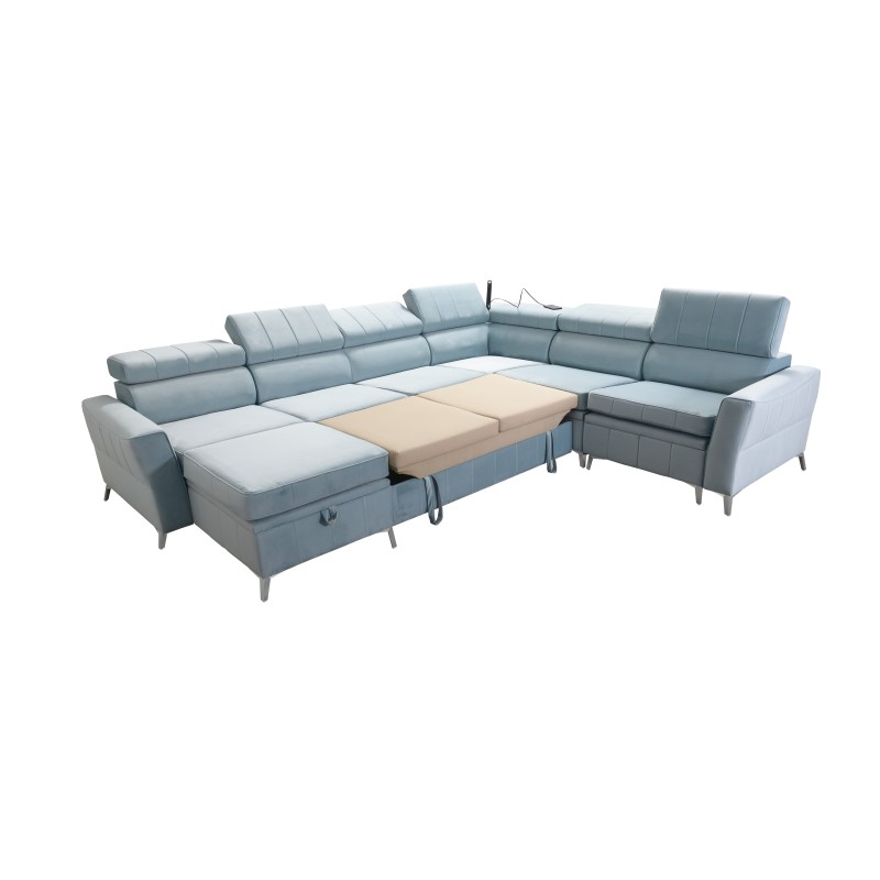 bMeta Title:/b Ecksofa Modena VII mit Schlaffunktion - Eleganz und Funktionalität | [NAZWA TWOJEGO SKLEPU]