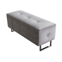 Sofá esquinero Fusion IV con asiento acolchado, función de cama y puerto USB | Terciopelo | Hidrofóbico, Magic Velvet 2219