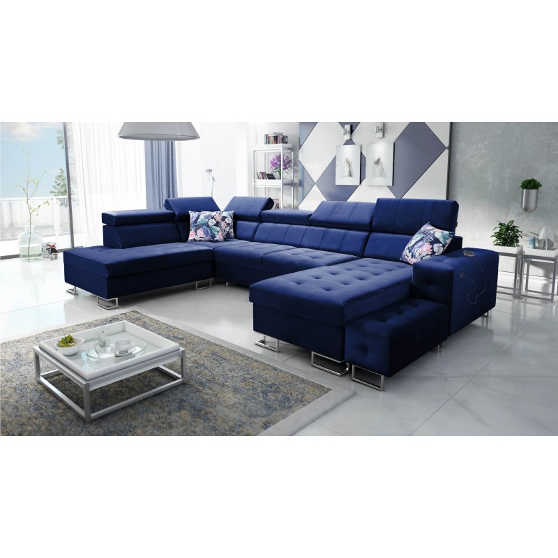 Elegante Ecksofa Fusion VI mit Gestepptem Sitz - Außergewöhnlicher Komfort und Stil