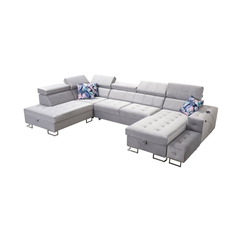 Elegante Ecksofa Fusion VI mit Gestepptem Sitz - Außergewöhnlicher Komfort und Stil
