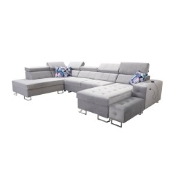 Elegante Ecksofa Fusion VI mit Gestepptem Sitz - Außergewöhnlicher Komfort und Stil