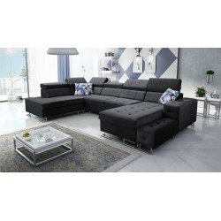 Elegante Ecksofa Fusion VI mit Gestepptem Sitz - Außergewöhnlicher Komfort und Stil