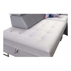 Elegante Ecksofa Fusion VI mit Gestepptem Sitz - Außergewöhnlicher Komfort und Stil