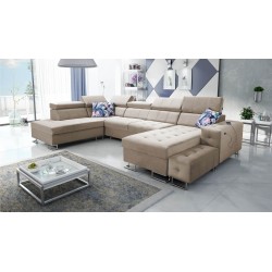 Elegante Ecksofa Fusion VI mit Gestepptem Sitz - Außergewöhnlicher Komfort und Stil