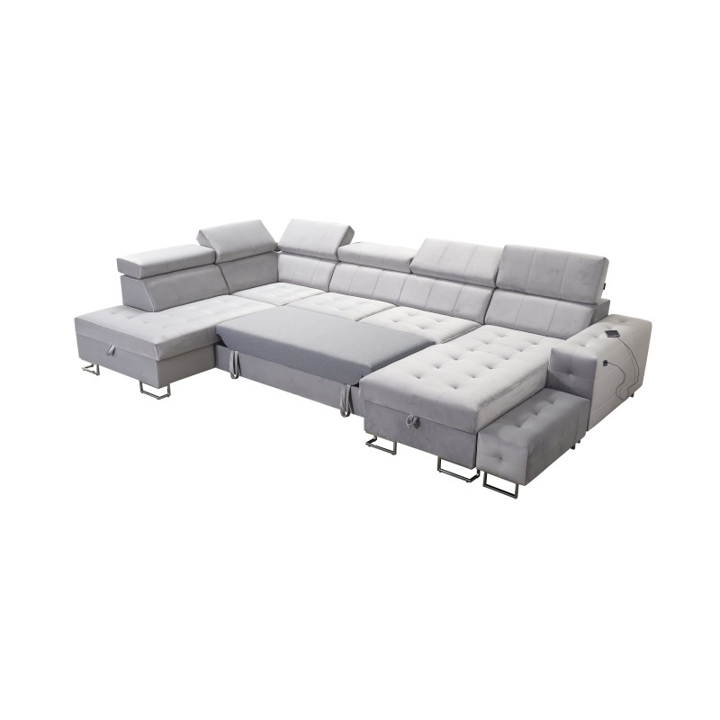 Elegante Ecksofa Fusion VI mit Gestepptem Sitz - Außergewöhnlicher Komfort und Stil