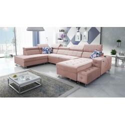 Elegante Ecksofa Fusion VI mit Gestepptem Sitz - Außergewöhnlicher Komfort und Stil