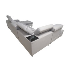 Elegant Fusion VI Corner Sofa with Quilted Seat - Exceptional Comfort and Style