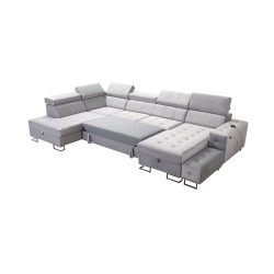 Elegant Fusion VI Corner Sofa with Quilted Seat - Exceptional Comfort and Style