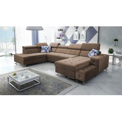 Elegante Ecksofa Fusion VI mit Gestepptem Sitz - Außergewöhnlicher Komfort und Stil