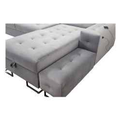 Sofá Esquinero Elegante Fusion VI con Asiento Acolchado - Comodidad y Estilo Excepcionales